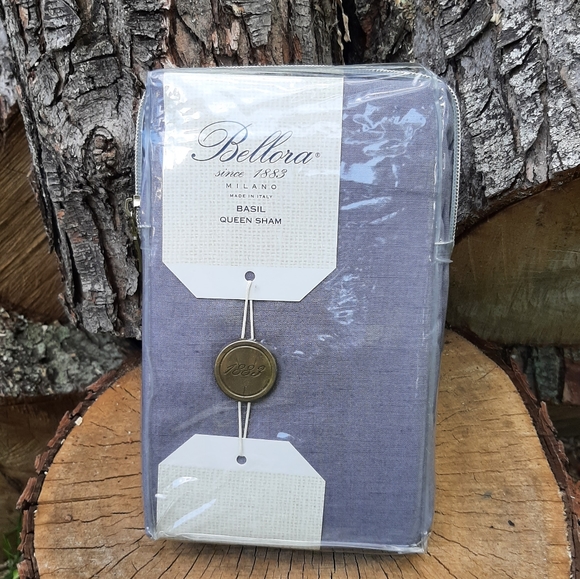 1 *BELLORA KING 100% Linen Duvet Cover & 2 Queen Shams Lavender MSRP $400 - Picture 3 of 4